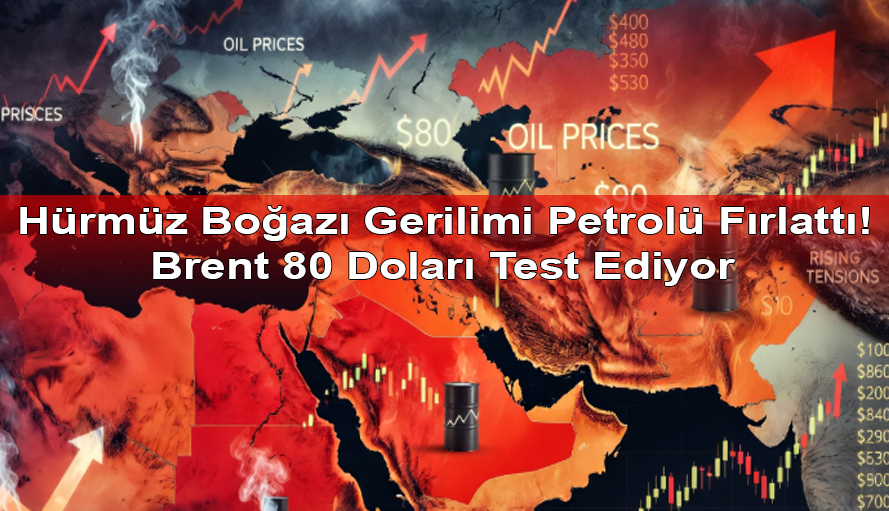 Hürmüz Boğazı Gerilimi Petrolü Fırlattı! Brent 80 Doları Test Ediyor