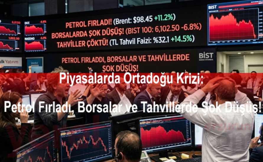 Piyasalarda Ortadoğu Krizi: Petrol Fırladı, Borsalar ve Tahvillerde Şok Düşüş!