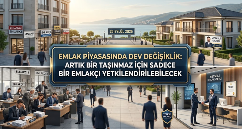 Emlak Piyasasında Dev Değişiklik: Artık Bir Taşınmaz İçin Sadece Bir Emlakçı Yetkilendirilebilecek