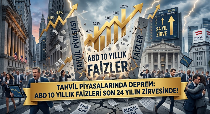 Tahvil Piyasalarında Deprem: ABD 10 Yıllık Faizleri Son 24 Yılın Zirvesinde!