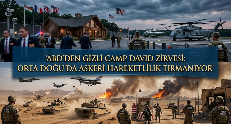 ABD'den Gizli Camp David Zirvesi: Orta Doğu'da Askeri Hareketlilik Tırmanıyor