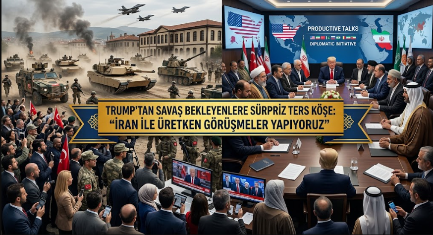 Trump'tan Savaş Bekleyenlere Sürpriz Ters Köşe: "İran ile Üretken Görüşmeler Yapıyoruz"