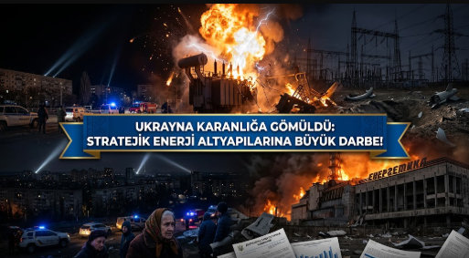 Ukrayna Karanlığa Gömüldü: Stratejik Enerji Altyapılarına Büyük Darbe!